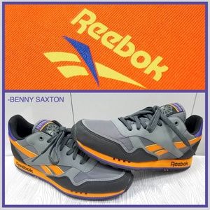 REEBOK CLASSIC ORANGE/PURPLE/GREY/BLACK